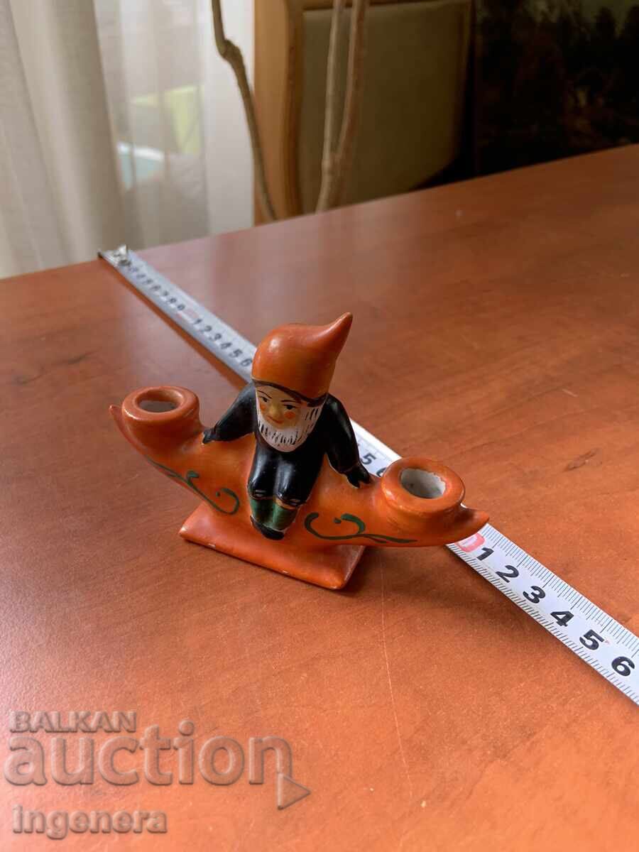 PERSPORȚELAN SFEȘNIC DUBLE