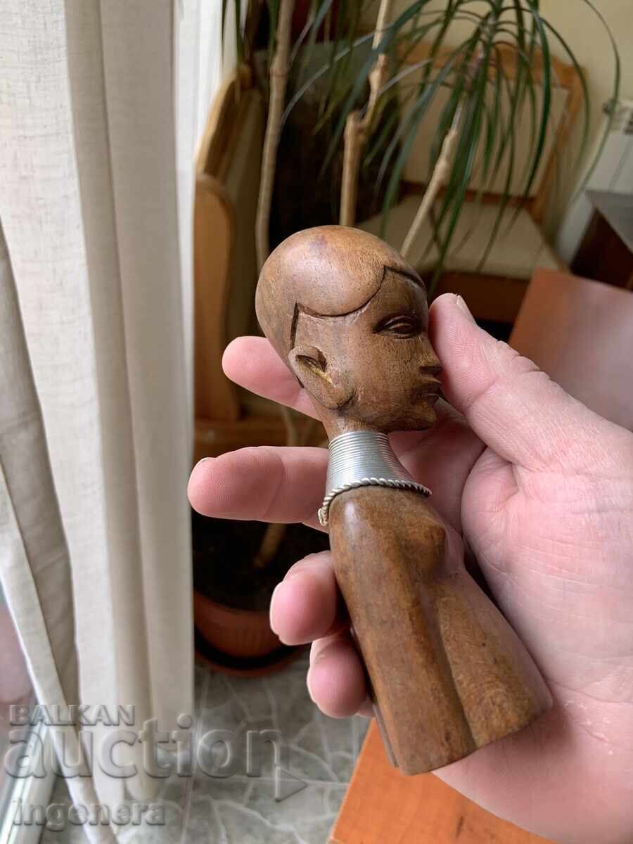 Доставка на СТАТУЕТКА ФИГУРА СКУЛПТУРА ДЪРВО ОБКОВ