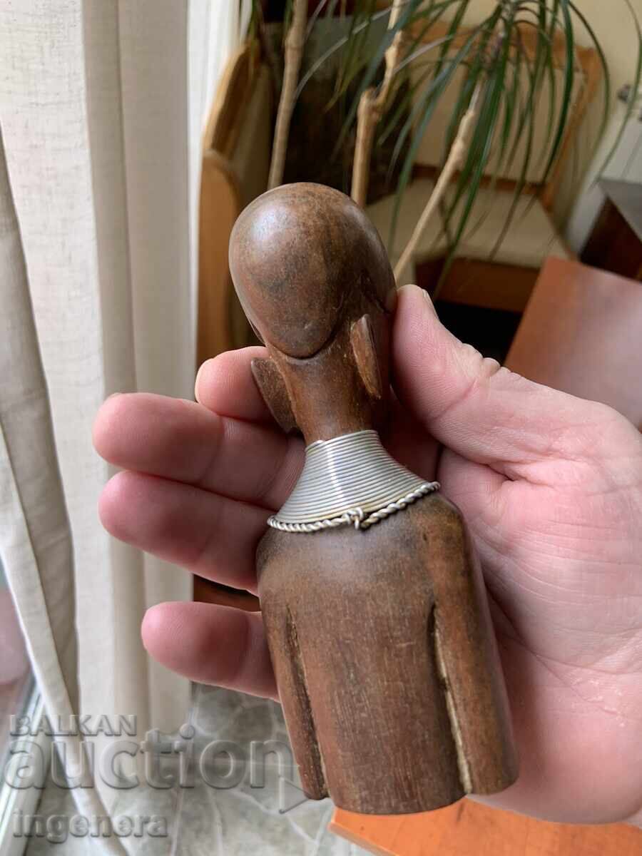 СТАТУЕТКА ФИГУРА СКУЛПТУРА ДЪРВО ОБКОВ - 6