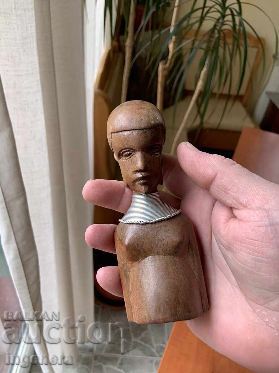 СТАТУЕТКА ФИГУРА СКУЛПТУРА ДЪРВО ОБКОВ