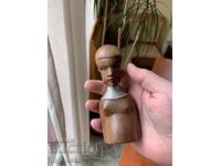 STATUETĂ FIGURĂ SCULPTURĂ LEMN ÎMBRACATĂ