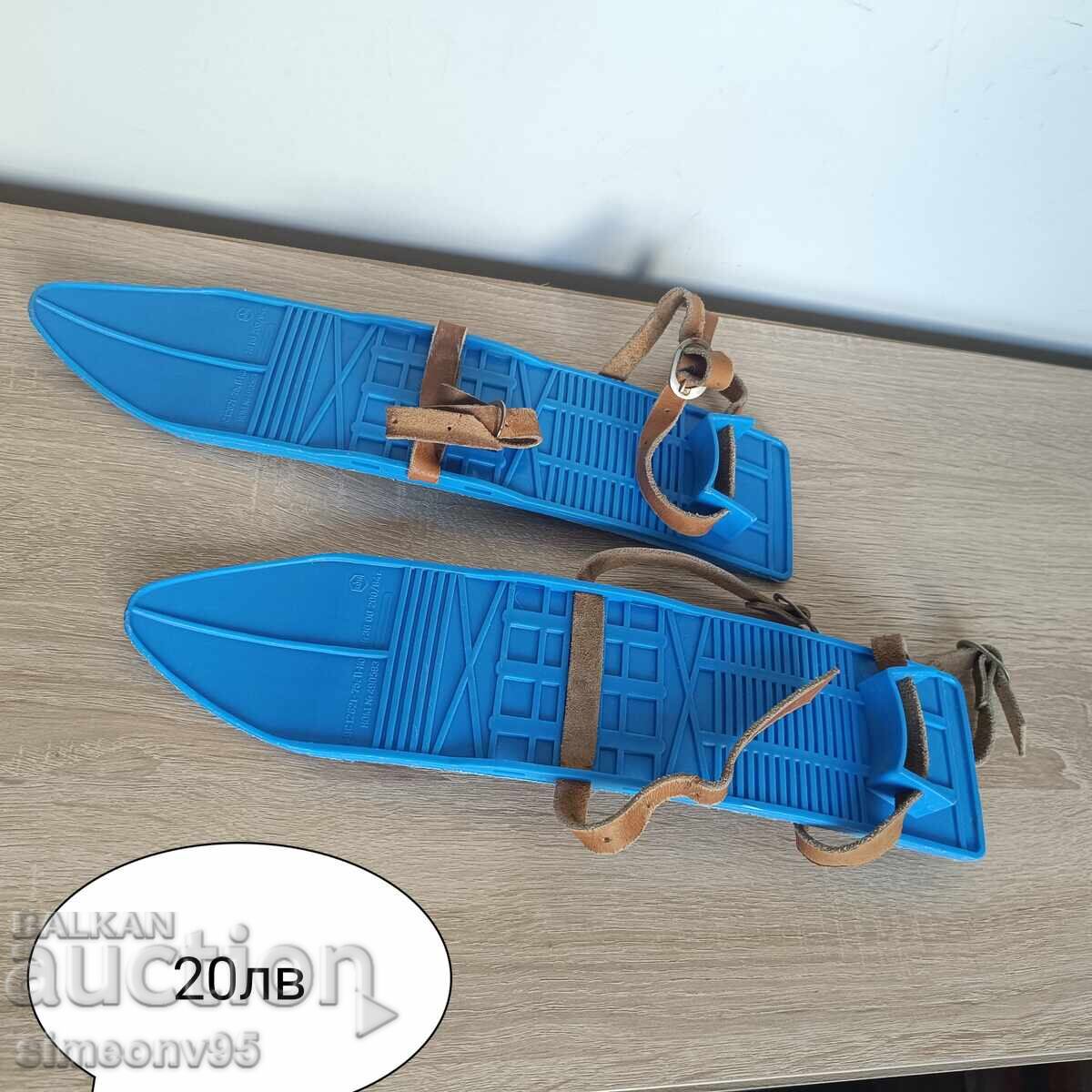 Old Soviet children's skis