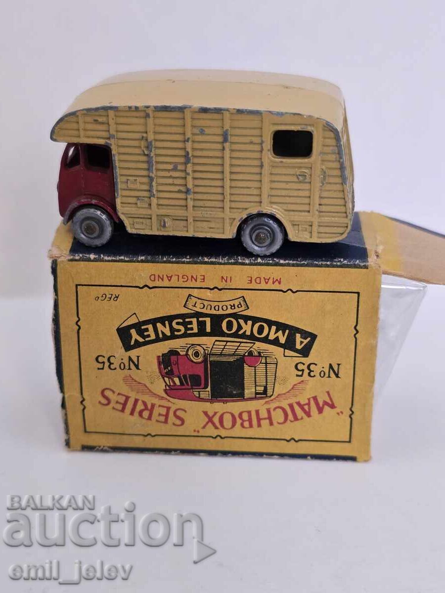 Licitație MATCHBOX LESNEY - 35A Remorcă pentru cai 1957 god