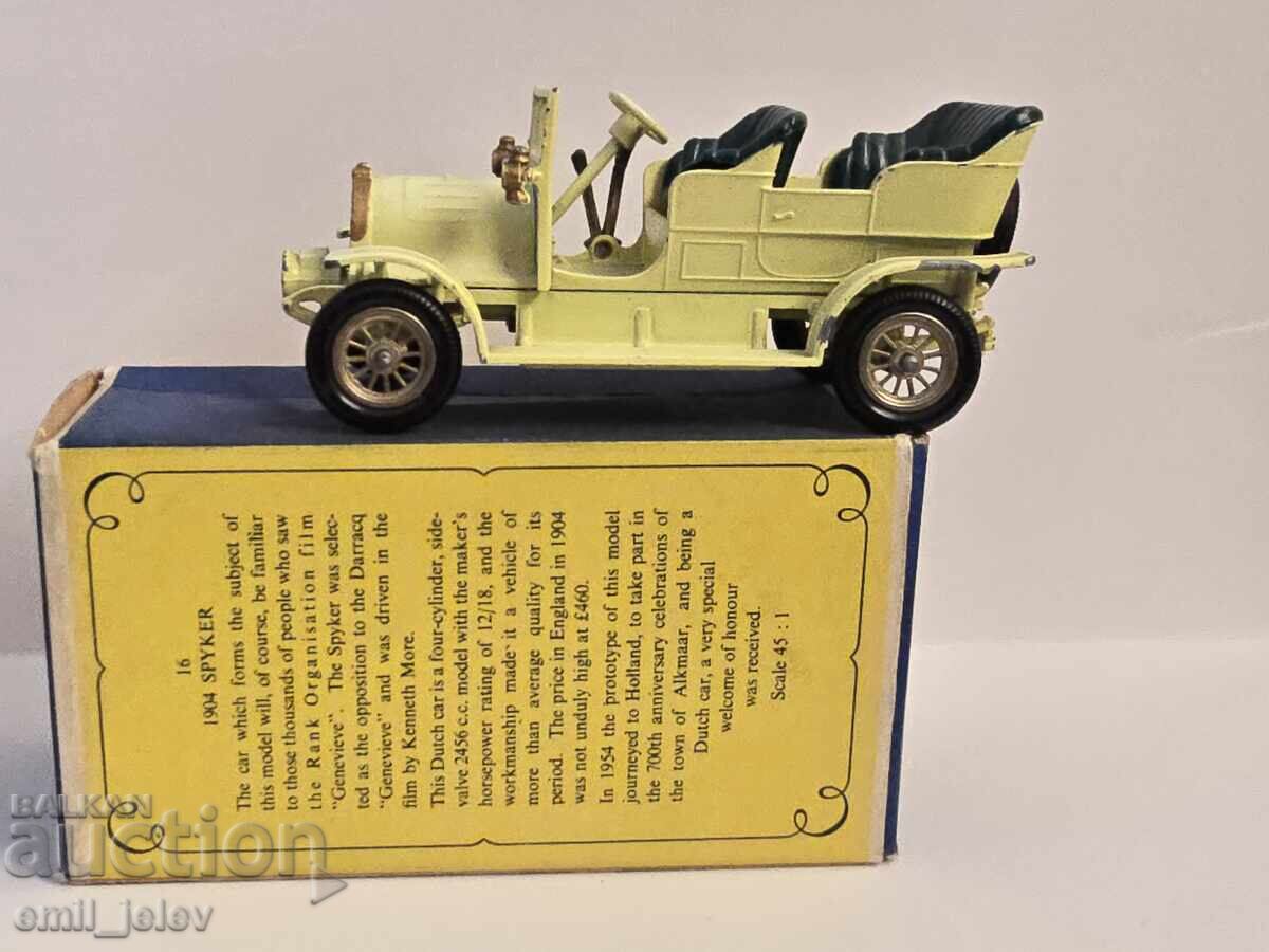 MATCHBOX LESNEY-YESTERYEAR Y-16 SPIKER 1904 god cu preț 35.00 BGN | € 17.90 MATCHBOX LESNEY-YESTERYEAR Y-16 SPIKER 1904 god cu preț 35.00 BGN | € 17.90