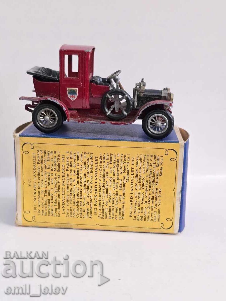 MATCHBOX LESNEY-YESTERYEAR Y-11 PACKARD LANDAULET 1912 г с цена 35.00 лв. | € 17.90 MATCHBOX LESNEY-YESTERYEAR Y-11 PACKARD LANDAULET 1912 г с цена 35.00 лв. | € 17.90
