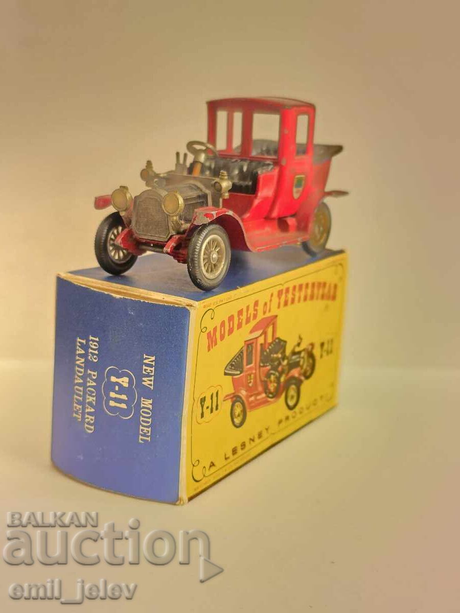 Аукцион MATCHBOX LESNEY-YESTERYEAR Y-11 PACKARD LANDAULET 1912 г Аукцион MATCHBOX LESNEY-YESTERYEAR Y-11 PACKARD LANDAULET 1912 г