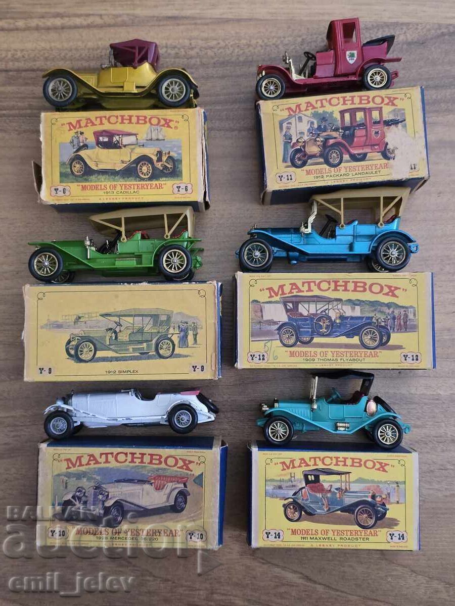 LOT MATCHBOX LESNEY-YESTERYEAR cu preț 169.99 BGN | € 86.91