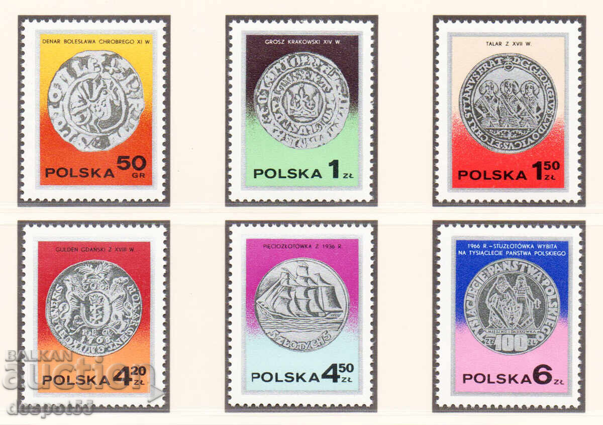 1977. Poland. Old Polish coins