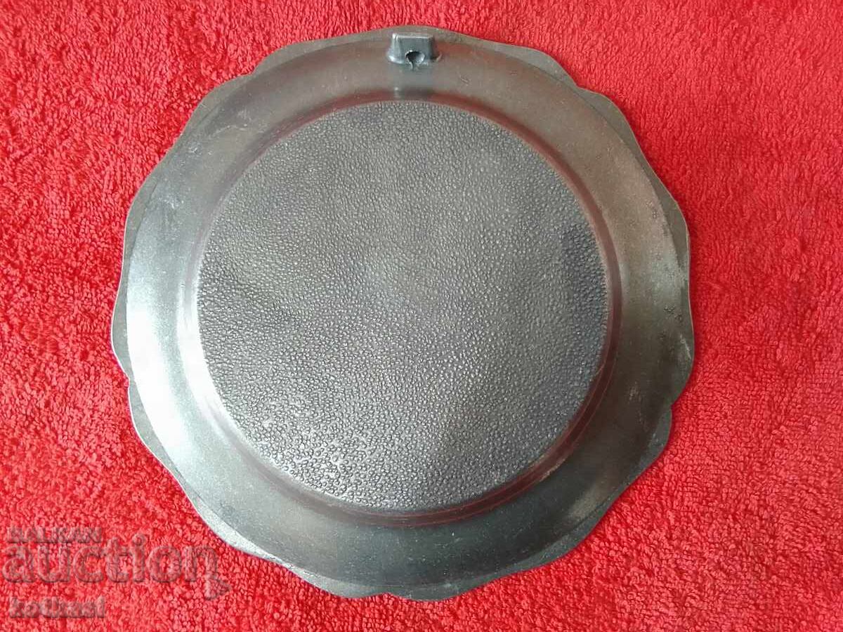 Old metal wall plate Spain Master Mason - 7