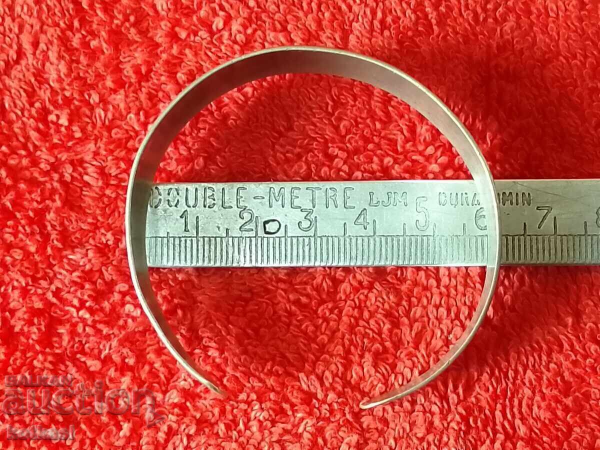 Brățară veche din argint niello, proba 875, marcată URSS cu preț 215.50 BGN | € 110.18