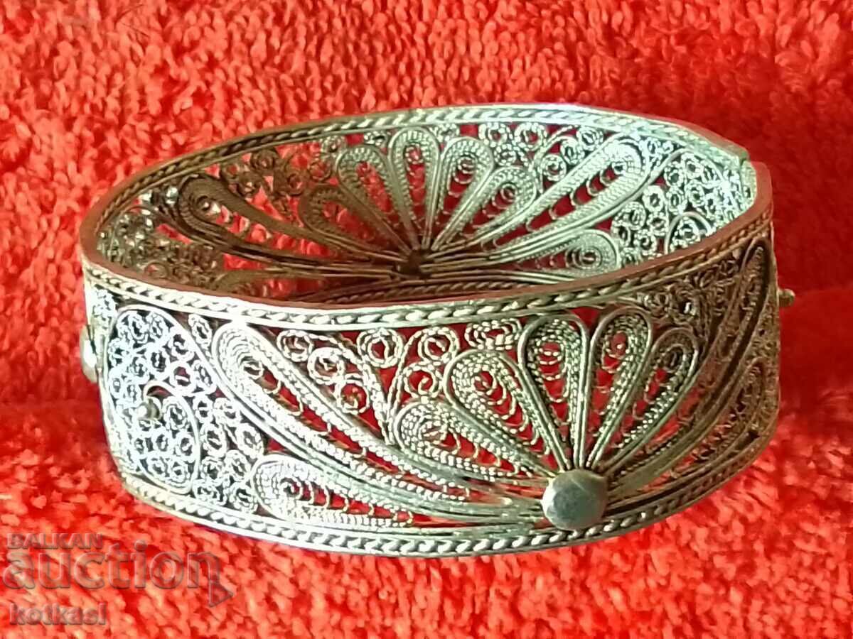 Delivery of Old Silver Filigree Bracelet
