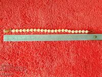 Old silver bracelet with pearls