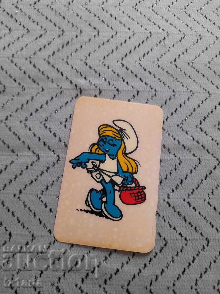 Calendar Smurfița 1991 Calendar Smurfița 1991