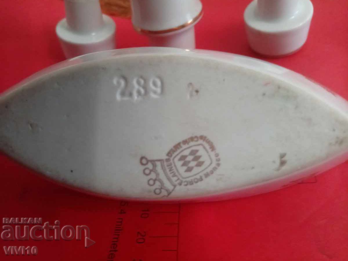 Delivery of Antique salt cellars, set of Monaco porcelain