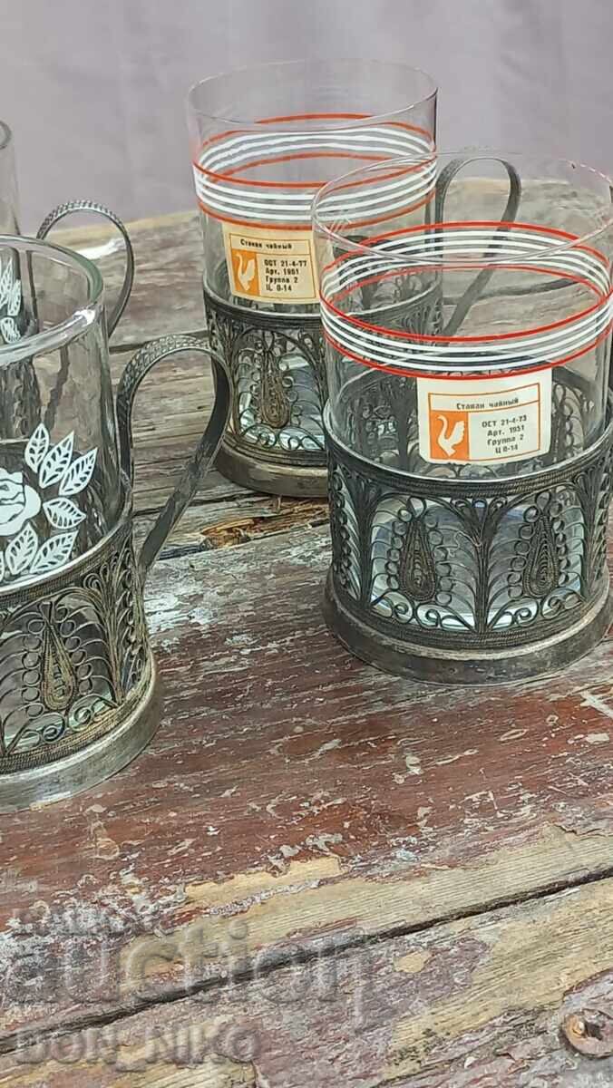 Руски Подстакани за чай с цена 130.00 лв. | € 66.47