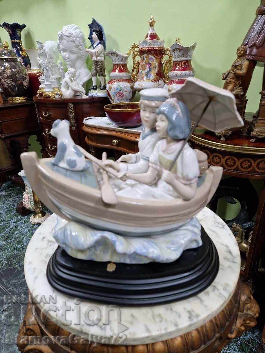 Large Spanish Porcelain Figure Figurine Composition with price € 146.74 | 287.00 BGN