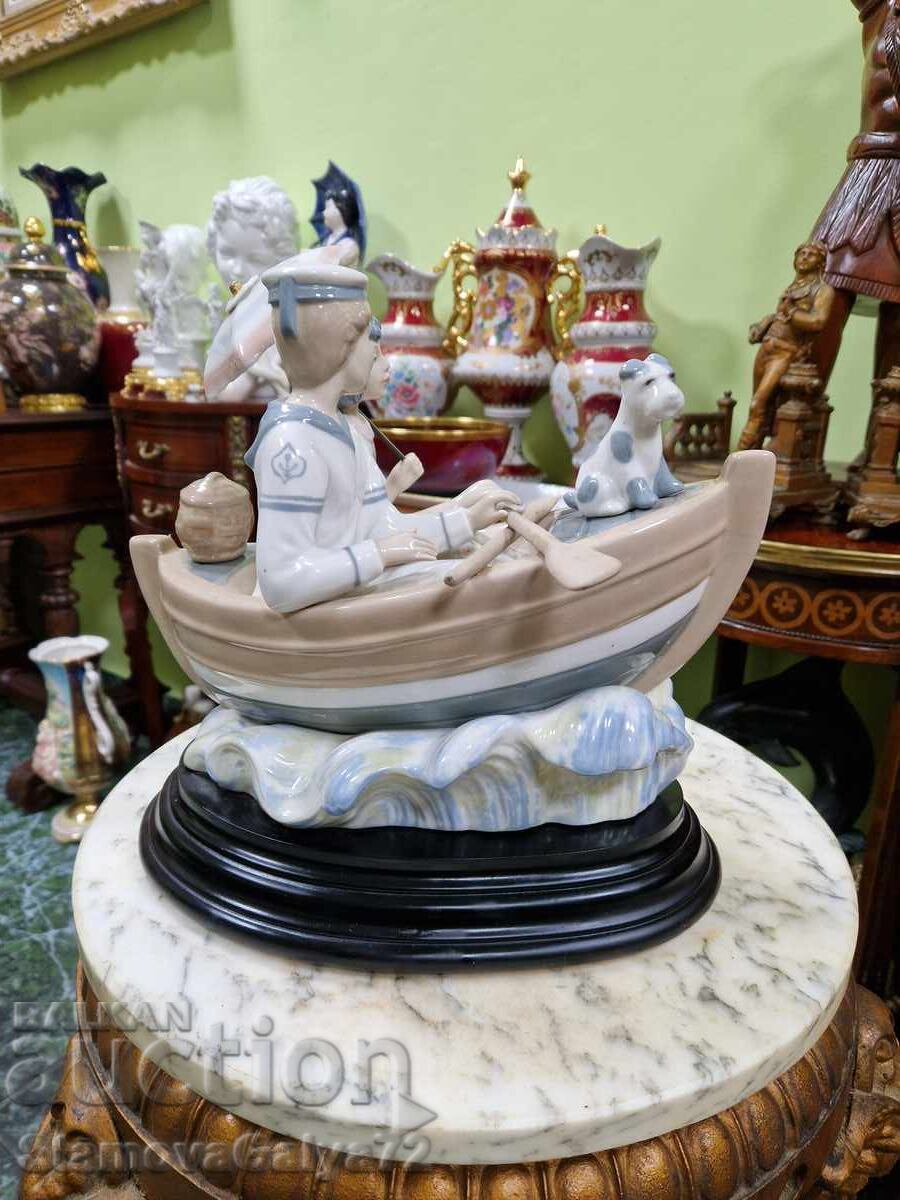 Large Spanish Porcelain Figure Figurine Composition - 6 Large Spanish Porcelain Figure Figurine Composition - 6