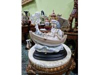 Large Spanish Porcelain Figure Figurine Composition