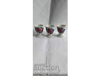 Cești (suporturi) din porțelan pentru ouă