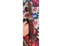 Cuțit vechi mare, dimensiuni în fotografii, BZȚ