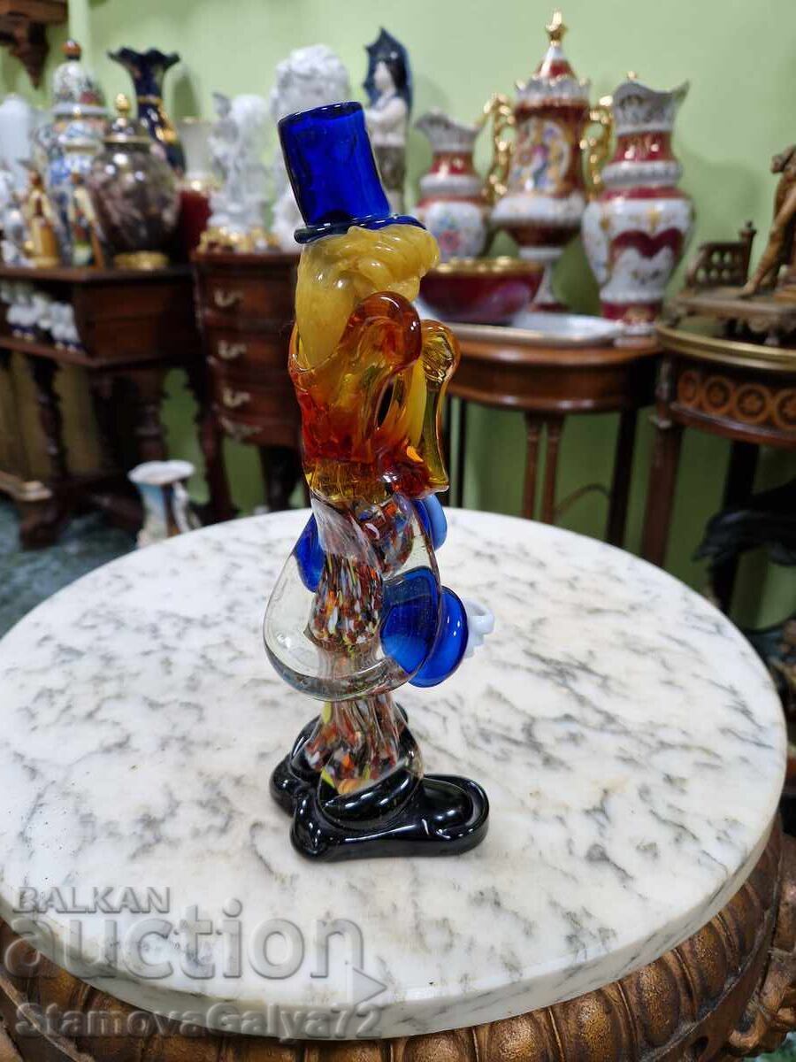 Wonderful Italian Glass Figurine Clown Murano - 5