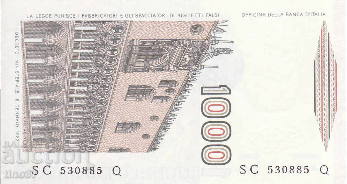 Licitație tino37 - ITALIA - 1000 LIRE - 1982 - UNC