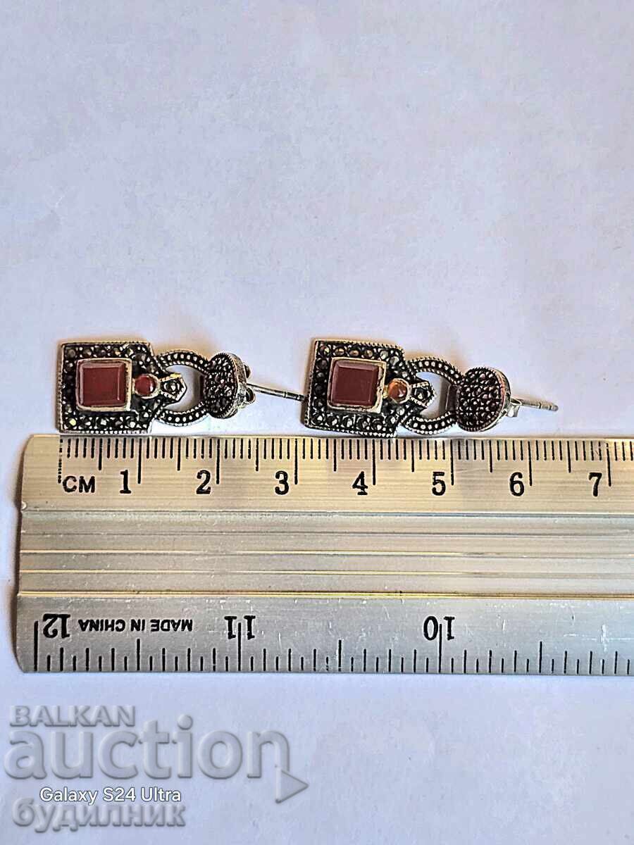 CERCEI MASIVI DIN ARGINT. 8,35 GRAME. LANSEZ PESTE 100 DE LICITAȚII - 5 CERCEI MASIVI DIN ARGINT. 8,35 GRAME. LANSEZ PESTE 100 DE LICITAȚII - 5