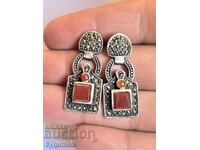 SILVER SOLID EARRINGS. 8.35 GRAMS. LISTING OVER 100 AUCTIONS