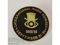 Badge International Magic Congress Sofia 1980 CIRCUS