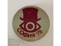 Badge of the International Magic Congress Sofia 1978 CIRCUS