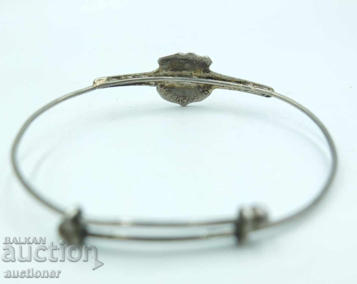 Brățară veche de argint frumoasă - Franz Joseph I și Wilhelm II cu preț 300.00 BGN | € 153.39