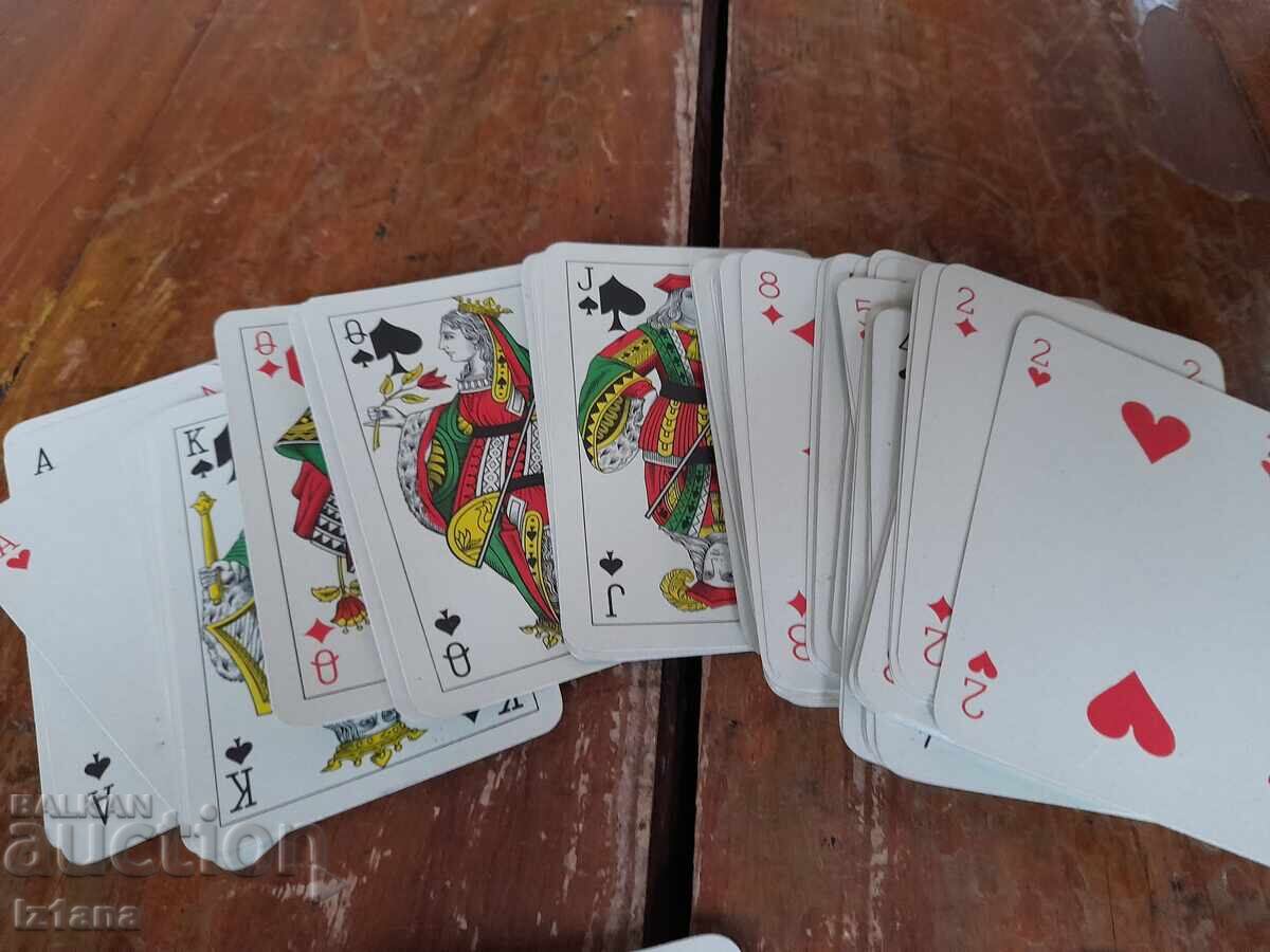 Auction  Old playing cards