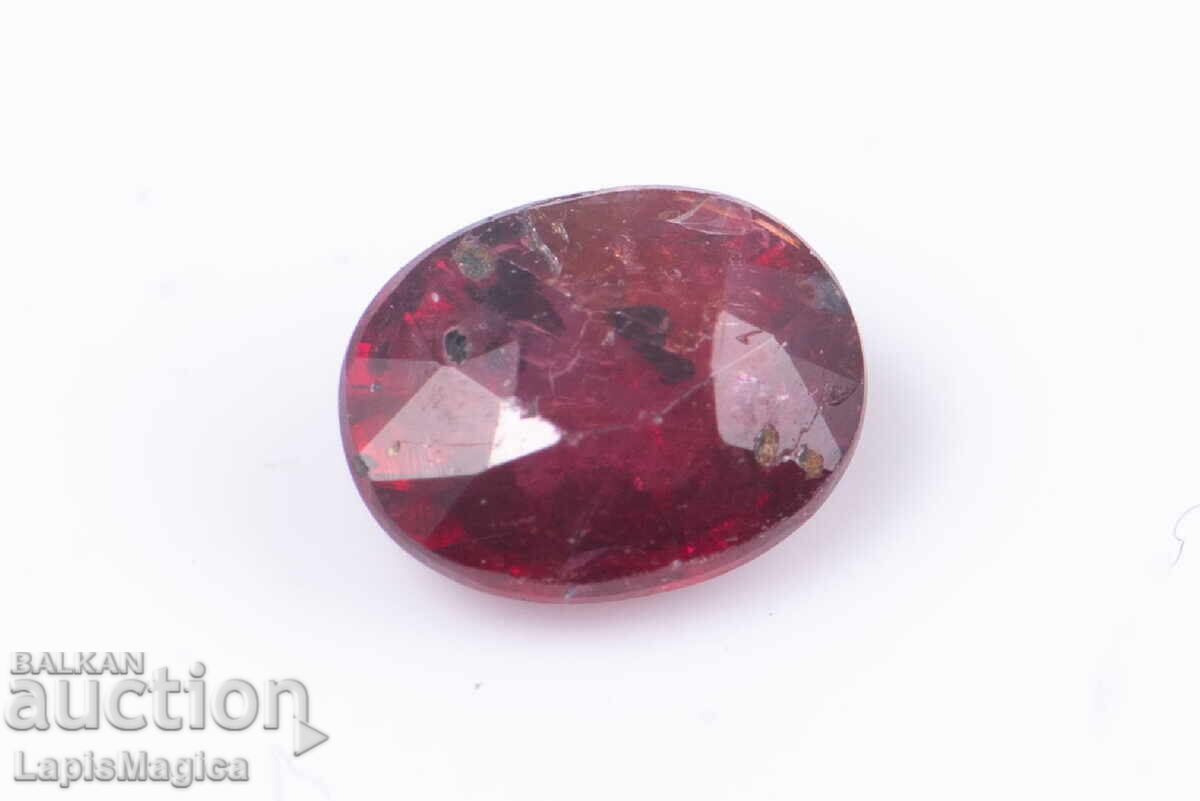 Rubin 0.40ct netratat tăietură ovală #1