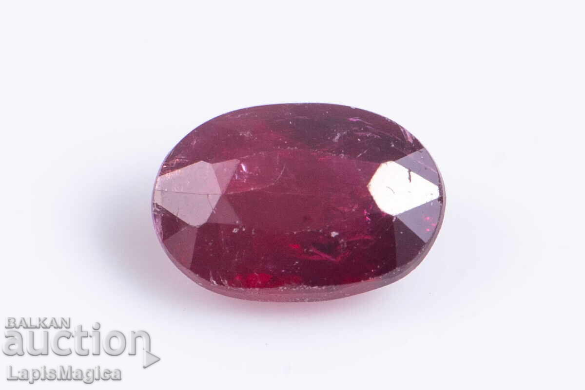 Ruby 0.36ct untreated oval cut #8