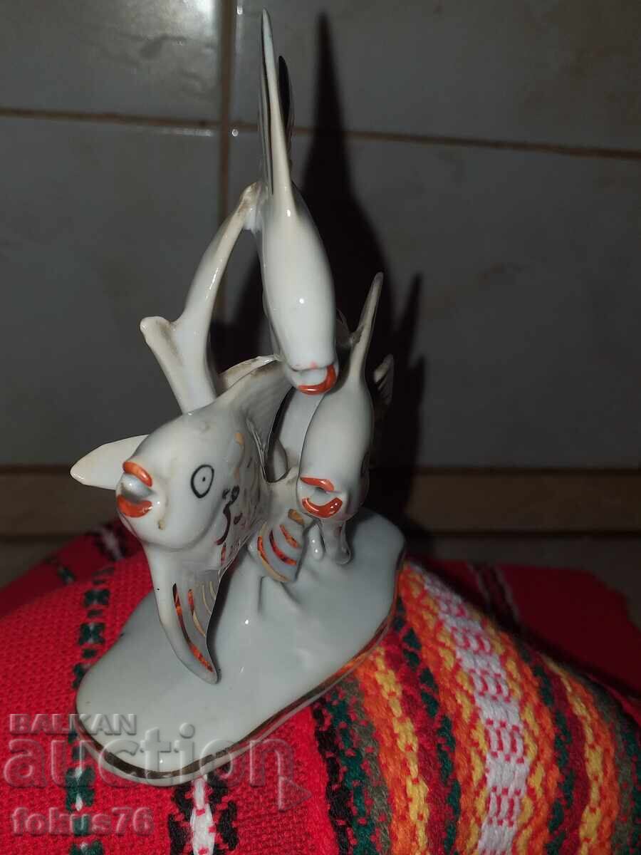 Παράδοση Μοναδικό και πολύ σπάνιο ειδώλιο ψαριού - πορσελάνη Παράδοση Μοναδικό και πολύ σπάνιο ειδώλιο ψαριού - πορσελάνη