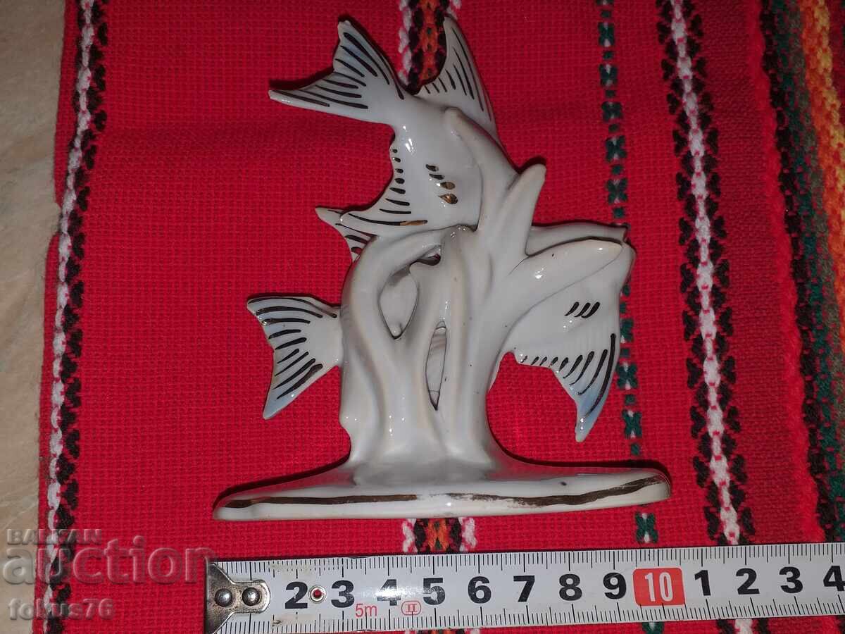 Μοναδικό και πολύ σπάνιο ειδώλιο ψαριού - πορσελάνη - 7 Μοναδικό και πολύ σπάνιο ειδώλιο ψαριού - πορσελάνη - 7