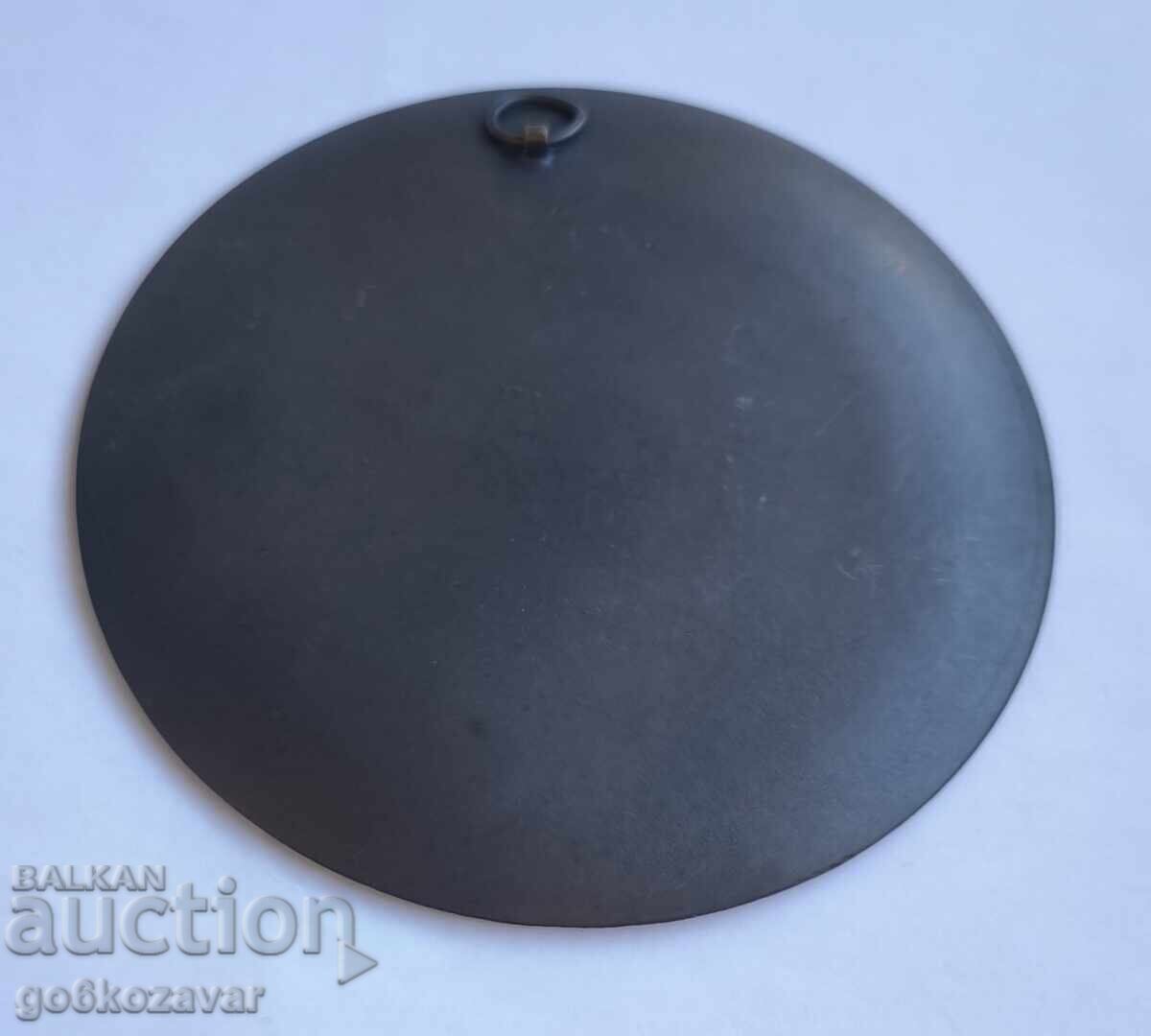 Δημοπρασία Παλαιό χάλκινο διακοσμητικό τοίχου 1959 Μιλάνο Τορίνο!