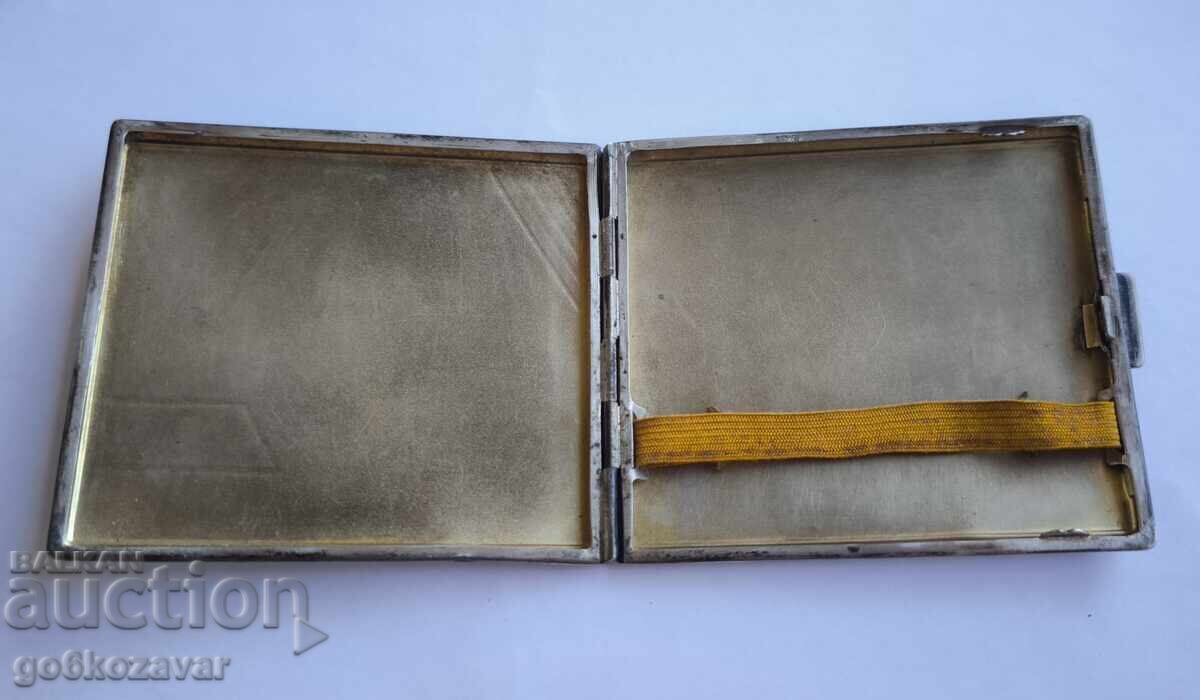 Аукцион Стара Сребърна табакера ! Топ състояние !