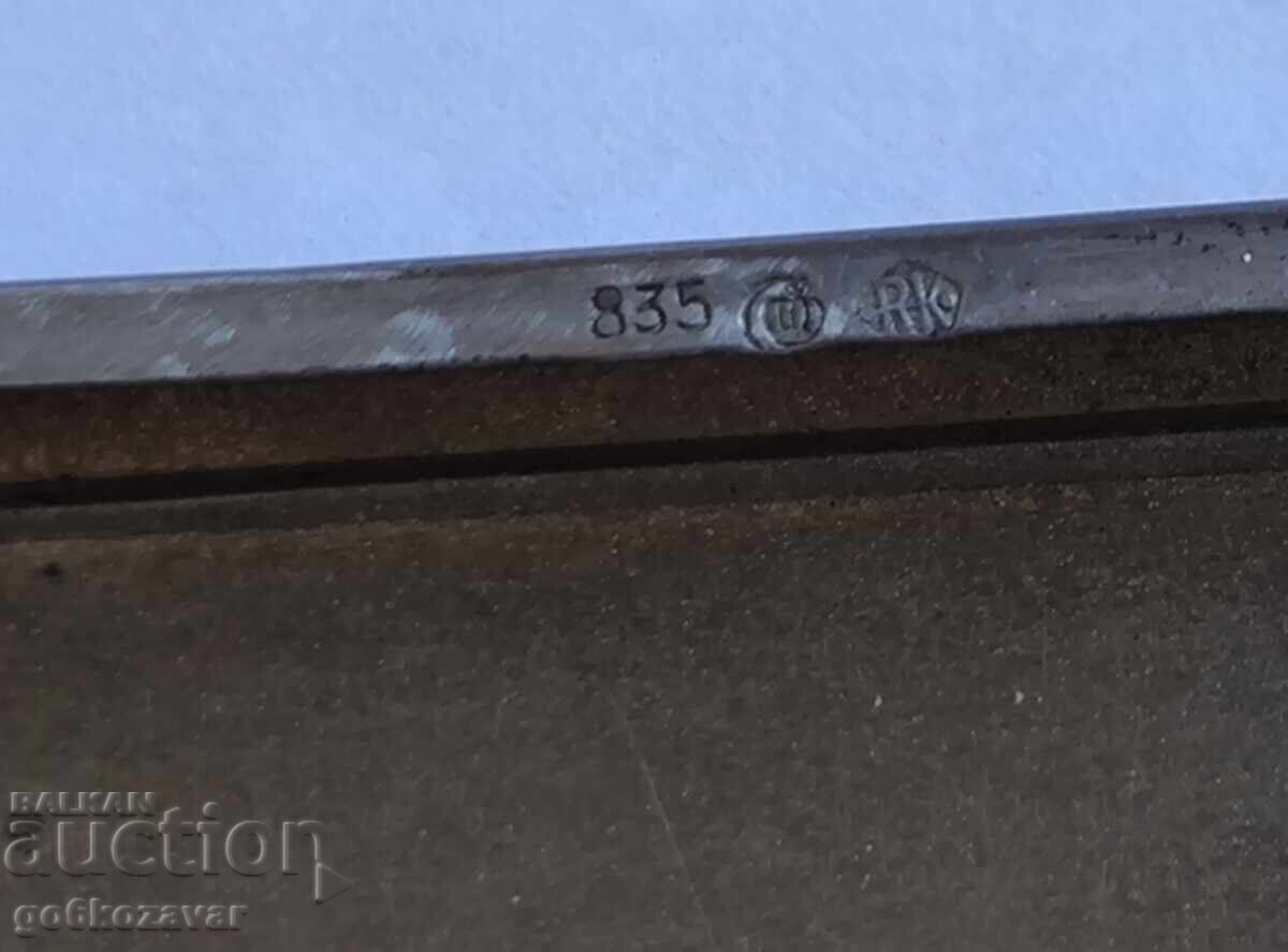 Доставка на Стара Сребърна табакера ! Топ състояние !