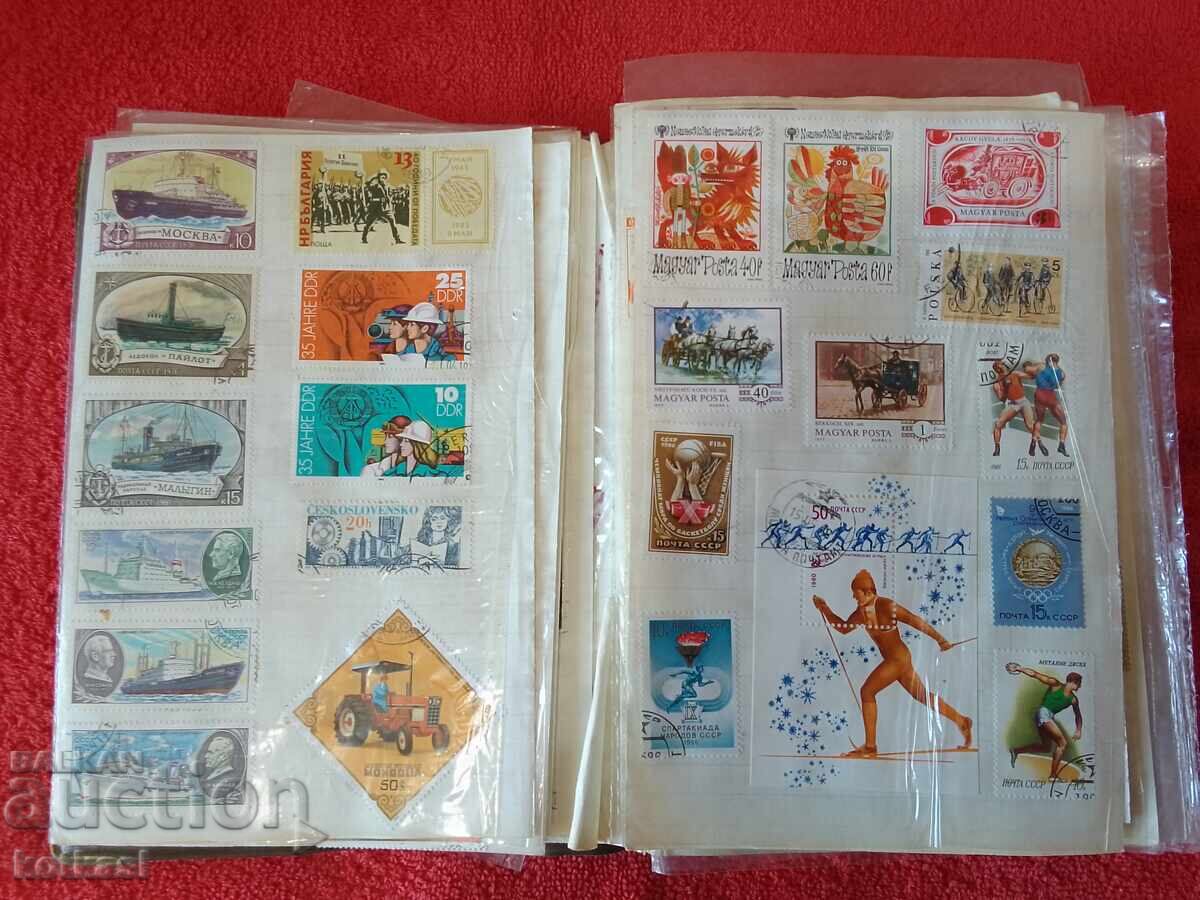 Άλμπουμ με παλιές γραμματόσημα περίπου 1311 τεμάχια με τιμή 155.50 BGN | € 79.51 Άλμπουμ με παλιές γραμματόσημα περίπου 1311 τεμάχια με τιμή 155.50 BGN | € 79.51