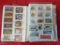 Album cu timbre poștale vechi, circa 1311 bucăți