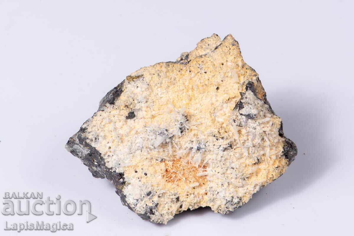 Δρούζα χαλκοπυρίτη, χαλαζίας, χαλκοπυρίτης από Βουλγαρία 104g με τιμή 11.00 BGN | € 5.62