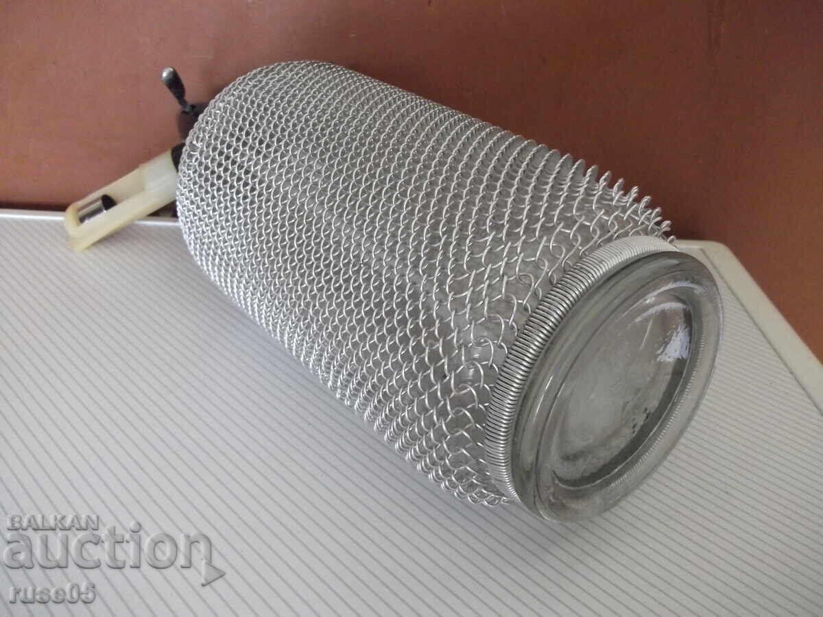 Шише за газирана вода ( сода ) с метална оплетка - 5 Шише за газирана вода ( сода ) с метална оплетка - 5