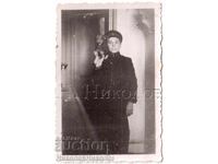 1943 FOTOGRAFIE MICĂ VECHE VIDIN ELEV CU CĂȚELUȘ D809