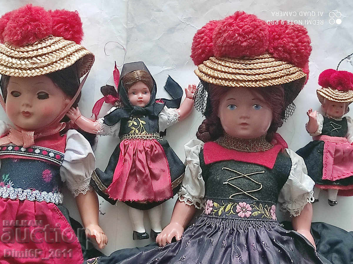 Păpuși germane vechi - 4 bucăți cu preț € 17.90 | 35.01 BGN