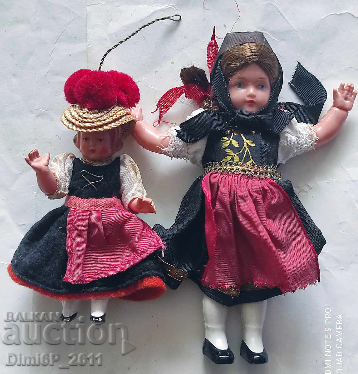 Old German dolls - 4 pieces - 5