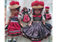 Păpuși germane vechi - 4 bucăți