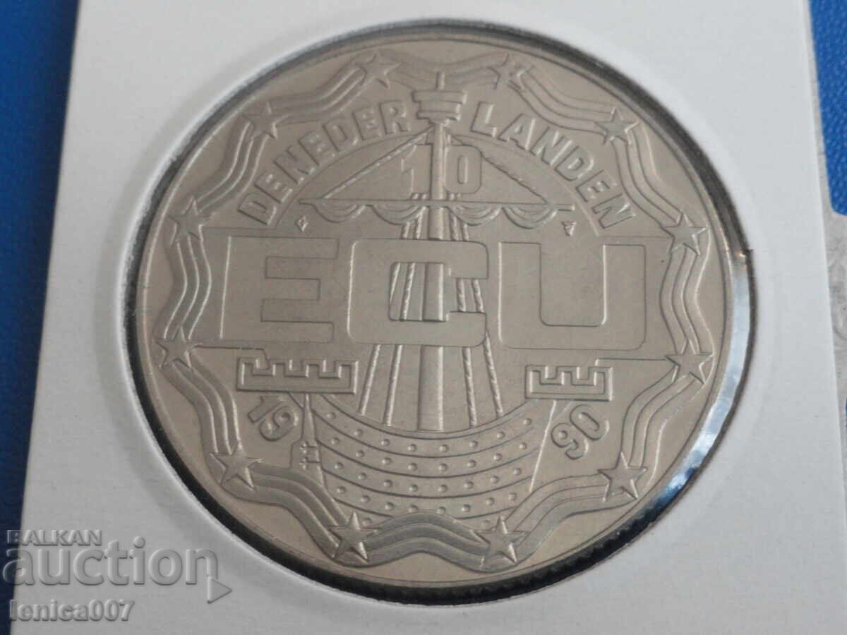Delivery of Netherlands 1990 - 10 ECU "650th Anniversary of G. Groote"