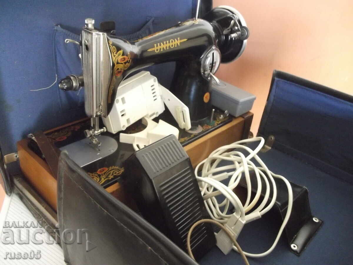 Аукцион Машина шевна "UNION" електрическа съветска нова работеща Аукцион Машина шевна "UNION" електрическа съветска нова работеща