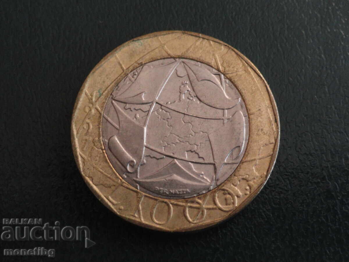 Delivery of Italy 1997 - 1,000 Lire